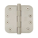 Emtek Steel, Heavy Duty, Plain Bearing Hinge with 5/8" Radius Corners