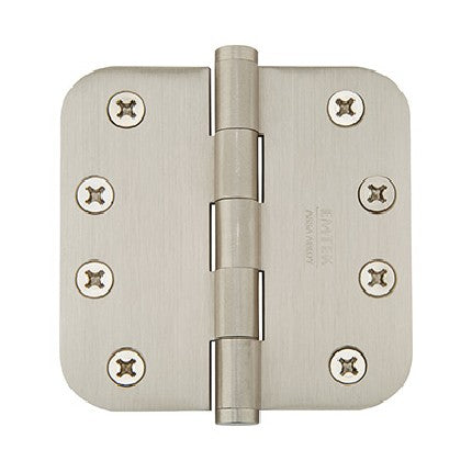 Emtek Steel, Heavy Duty, Plain Bearing Hinge with 5/8" Radius Corners