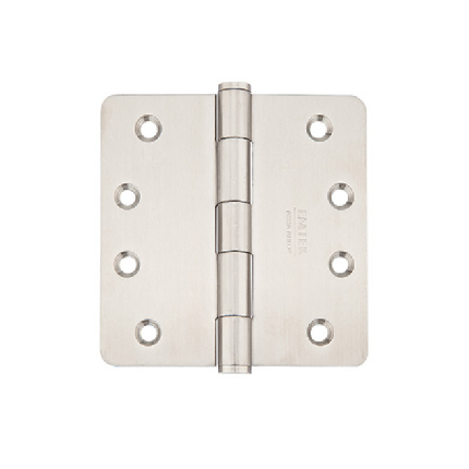 Emtek Residential Duty Hinges Stainless Steel Plain Bearing 1/4 Radius Corner