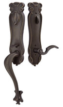 Emtek Art Nouveau Tubular Handleset with Napoli Lever