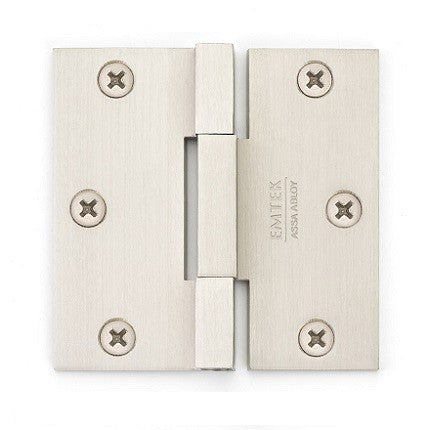 Emtek 96313 Brass, Square Barrel, Heavy Duty Hinge