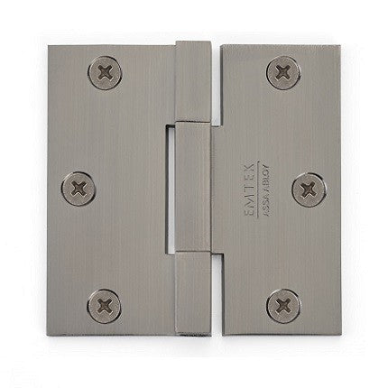 Emtek 96313 Brass, Square Barrel, Heavy Duty Hinge