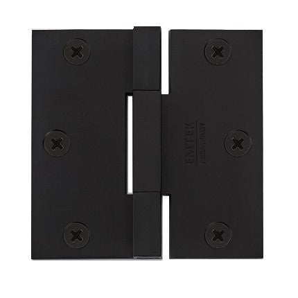 Emtek 96313 Brass, Square Barrel, Heavy Duty Hinge