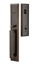 Emtek Melrose Brass Tubular Entry set with Providence Knob