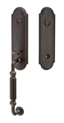 Emtek Orleans Brass Tubular Entry set with Rope Knob