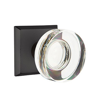 Emtek Modern Disc Glass Knob Concealed Screws with