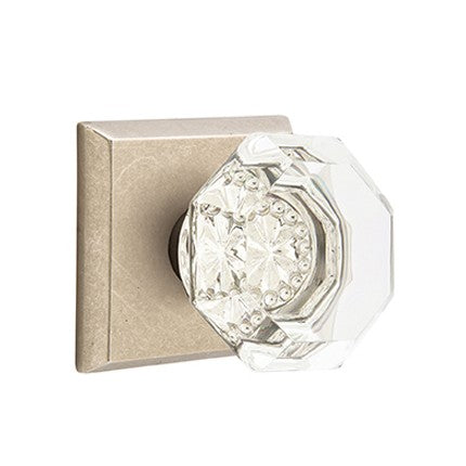 Emtek Old Town Glass Knob Concealed Screws with