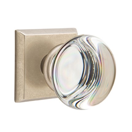 Emtek Providence Glass Knob Concealed Screws with
