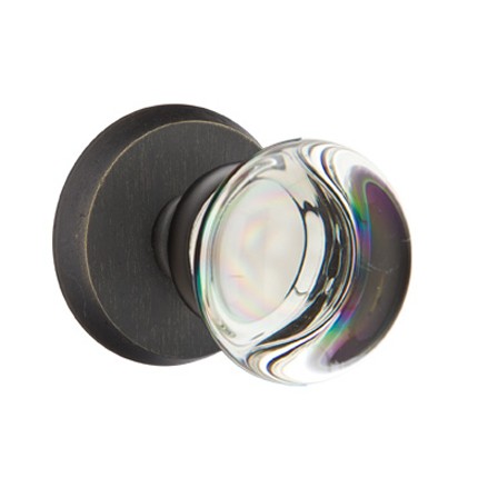 Emtek Providence Glass Knob Concealed Screws with