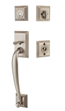 Emtek Franklin Brass Tubular Entry set with Hermes Lever