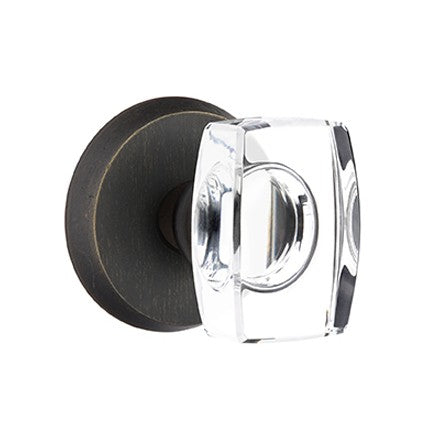 Emtek Windsor Glass Knob Concealed Screws with