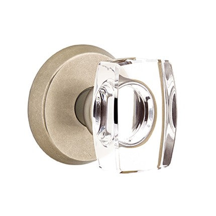 Emtek Windsor Glass Knob Concealed Screws with