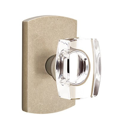 Emtek Windsor Glass Knob Concealed Screws with