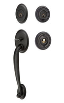 Emtek Saratoga Brass Tubular Entry set with Round Knob