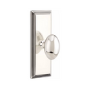 Emtek Egg Knob Concealed Screws With 7” Wilshire SidePlate