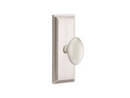Emtek Egg Knob With 7” Wilshire SidePlate
