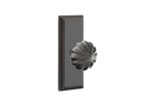 Emtek Melon Knob With 7” Wilshire SidePlate