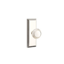 Emtek Norwich Knob With 7” Wilshire SidePlate