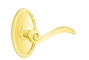 Emtek Elan Lever Concealed Screws with Oval Rosette