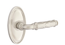 Emtek Ribbon & Reed Lever Concealed Screws with Oval Rosette