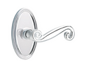Emtek Rope Lever with Oval Rosette