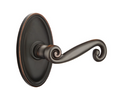 Emtek Rustic Lever with Oval Rosette