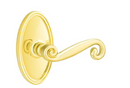 Emtek Rustic Lever Concealed Screws with Oval Rosette