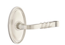 Emtek Santa Fe Lever Concealed Screws with Oval Rosette