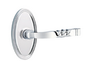 Emtek Santa Fe Lever Concealed Screws with Oval Rosette