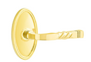 Emtek Santa Fe Lever Concealed Screws with Oval Rosette