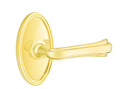 Emtek Wembley Lever with Oval Rosette