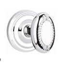 Emtek Beaded Egg Knob Concealed Screws With Regular Rosette