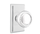 Emtek Rope Knob With Rectangular Rosette