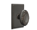Emtek Victoria Knob With Rectangular Rosette