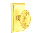 Emtek Victoria Knob With Rectangular Rosette