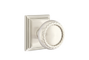 Emtek Rope Knob With Wilshire Rosette