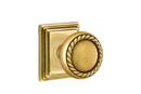 Emtek Rope Knob With Wilshire Rosette
