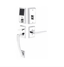 Emtek EMTouch Modern Style Electronic Keypad Handle Set with Providence Glass Knob