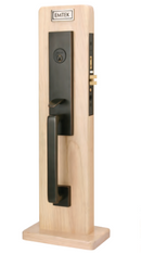 Emtek F20 Function Lugano Mortise Handleset with Waverly Knob