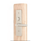 Emtek F20 Function Lugano Mortise Handleset with Waverly Knob