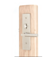 Emtek F20 Function Lugano Mortise Handleset with Spoke Knob