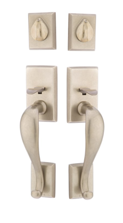 Emtek Grip by Grip Rectangular Sectional Tubular Entry Handleset