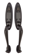 Emtek Grip by Grip Tuscany Monolithic Tubular Entry Handleset