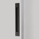 Emtek Modern Rectangular Flush Pulls For 12" C-to-C Appliance Pull