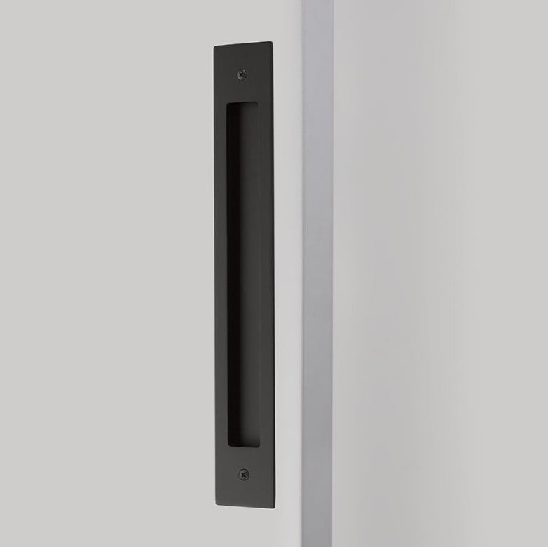 Emtek Modern Rectangular Flush Pulls For 12" C-to-C Appliance Pull