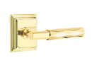 Emtek Select T-BAR Tribeca Lever Concealed Screws with Wilshire Rosette