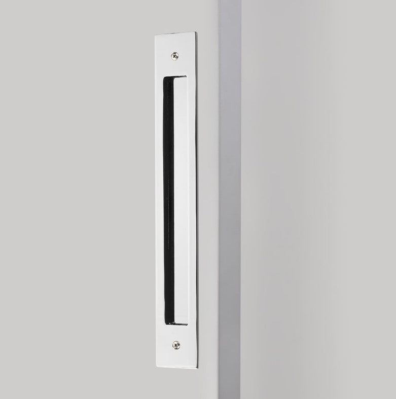 Emtek Modern Rectangular Flush Pulls For 12" C-to-C Appliance Pull