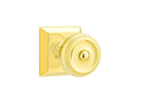 Emtek Waverly Knob With Quincy Rosette
