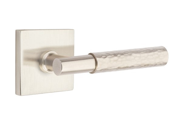 Emtek Select T-BAR Hammered Lever with Square Rosette