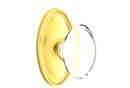 Emtek Hampton Knob With Oval Rosette